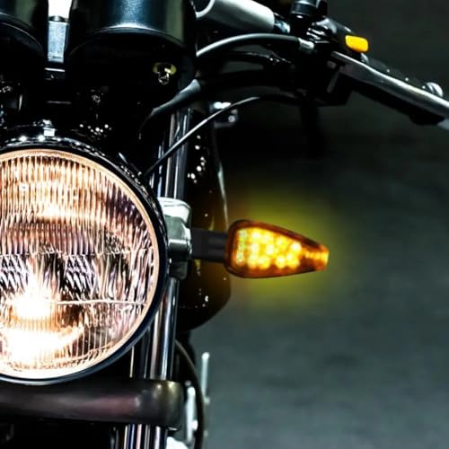 Moto indicateurs lumières LED design épuré et finition robuste