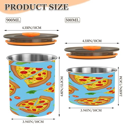 Envase hermético para café de acero inoxidable 30 oz Kigai miniatura 3
