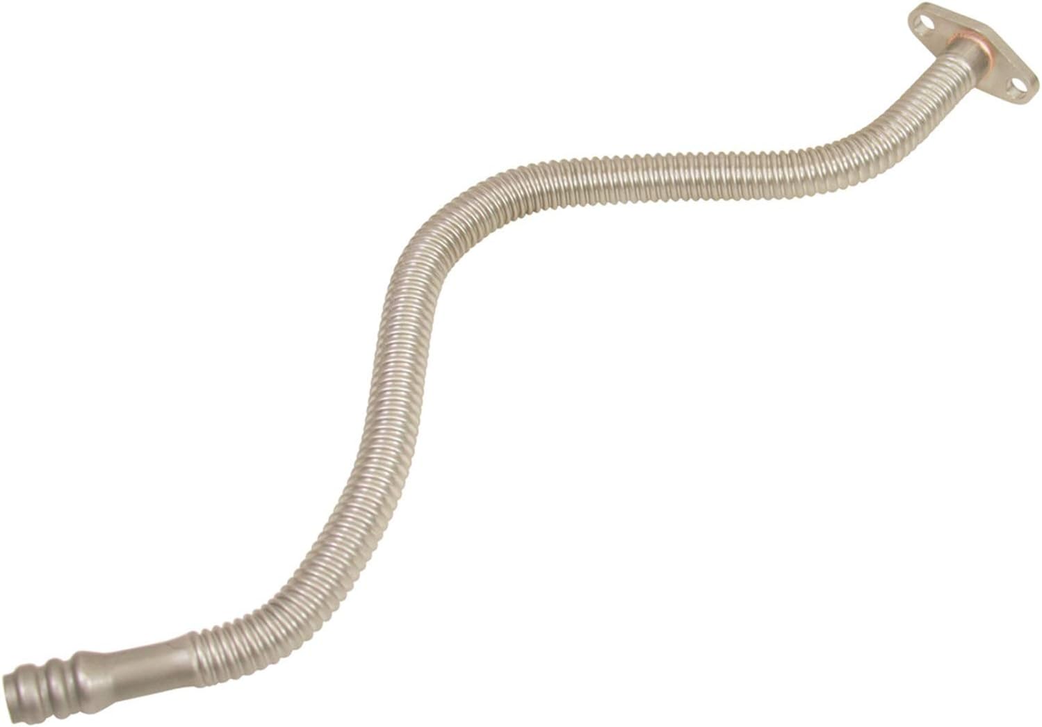 BD Diesel 1453106 Supercharger Oil Drain Line 23 in. Flexible Stainless Tubing Designed To Slip Into Cummins Oil Drain Ports Ideal For Performance Single Or Compounded Turbo Installs Line