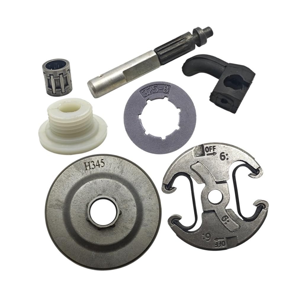 Kit de Pompe à Huile avec Tambour d'embrayage, 325 "-8T, Jante de pignon, adapté for 340 345 346XP 350 353 445 450 E/EPA, roulement à Aiguilles for tronçonneuse