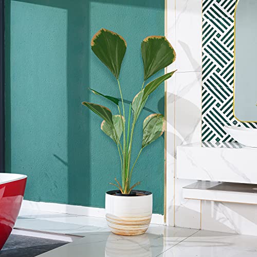 Phimos Artificial Palm Plant Fake Tropical Palm Tree, Faux Plants In Pot For Indoor House Home Office Garden Modern Indoor Decoration Housewarming Gift (5Ft) #TOP6