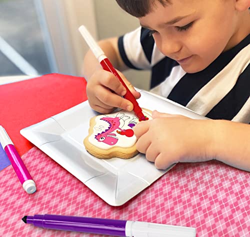 image for OMCookie Valentines Day Cookie Gift Decorating Kit Activity Heart For 