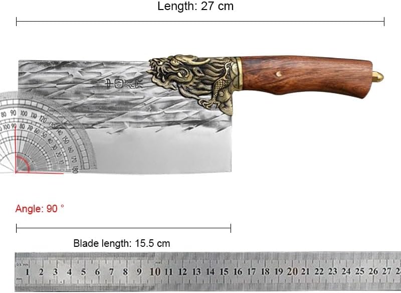 Meat Cleaver,Cleaver Knife Cutting Knife Longquan Forging Kitchen Knife Household Boning Knife Super Sharp Chef Knife