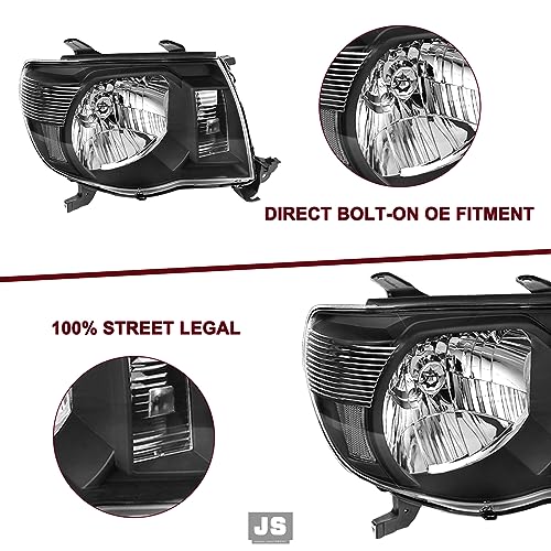 Image of JSBOYAT Halogen Headlight Assembly for 2005-2011 Toyota Tacoma Pickup