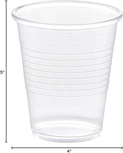 Miniatura 7 de PAMI Vasos de plástico transparente de 5 onzas Caja de 2400  Vasos desechables a granel  Vasos de fiesta sin BPA para té helado, batidos, gelatina,
