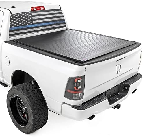 Rough Country Hard Roll-Up Tonneau Cover for Ram 1500 (2009-2018)...