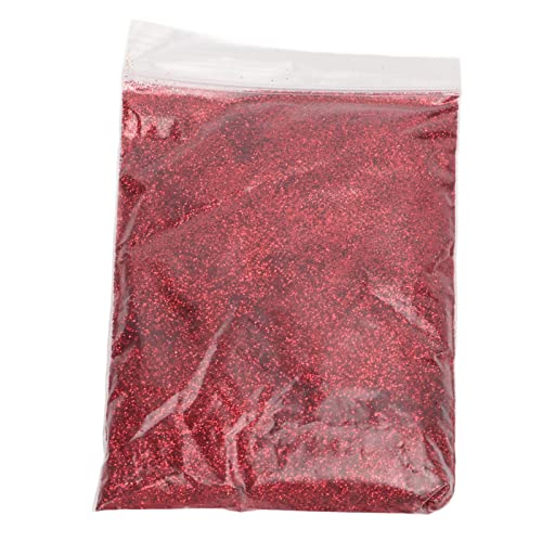 Purpurina Extrafina para Manualidades, 50 G, Purpurina Brillante en Polvo para Manualidades, Fabricación de Tarjetas, álbumes de Recortes, Fiestas, Cara, Cuerpo, Uñas(rojo)