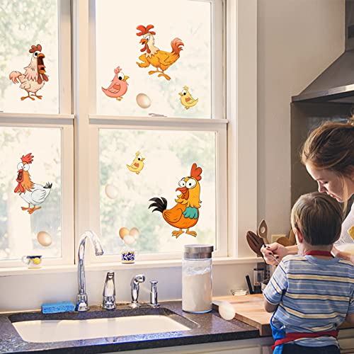 Vinilo Decorativo Funny Chicken de Vinilo para Pared miniatura 4