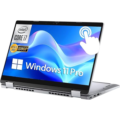 Dell Latitude 5320 2-in-1 13.3" FHD Touchscreen Laptop Computer, Quad Core i7-1185G7, 32GB DDR4 RAM, 512GB SSD, Backlit Keyboard, HDMI, Windows 11 Pro (Renewed)