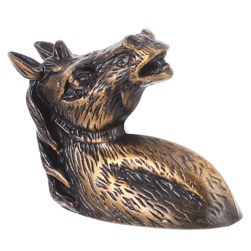 HOLIDYOYO Tiradores Vintage de Cabeza de Caballo para Armarios Pomos de Dormitorio con Diseño Moderno y Fácil Instalación Manijas Decorativas para Muebles y Estilo Retro Elegante