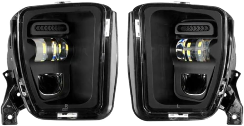LED Fog Light, Fog Lamps, Replace 68104821AC, 68104820AC, Compatible with Dodge Ram 1500 2013-2018, 2 pcs