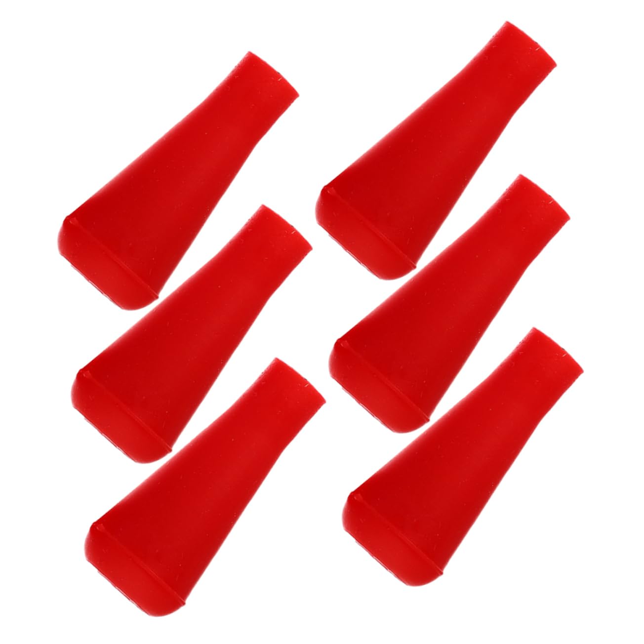 VANZACK Practice 6pcs 8mm Rubber Arrowheads for Hunting Recreational Shooting Sessions