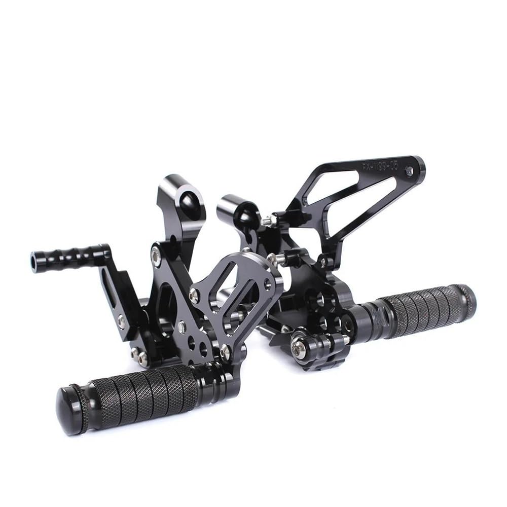 Commandes Reculées Ducati 899 1199 Panigale en Aluminium CNC Noir