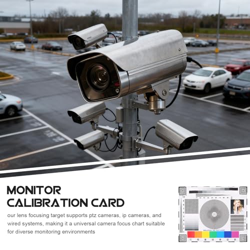 Tabla de prueba de enfoque para cámaras PTZ de seguridad autoadhesiva 7