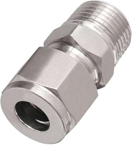 Acoplador de tubo de acero inoxidable 38 "Tubo OD x 38 NPT Macho en tubo ss