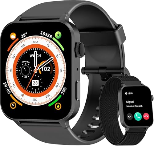 Relógio Smartwatch 1.85'' IP68 à Prova d'Água com Chamadas Blueto...