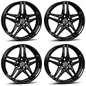 4x Borbet Felgen XR 7.5x17 ET36 5x112 black glossy kompatibel mit Audi A3 A4 A6 A7 A8 Q2 Q3 S3 S4 SQ2 TT TTS