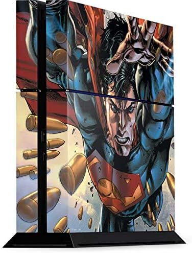 Skinit Decal Gaming Skin for PS4 Console - Officially Licensed Warner Bros Superman Stops Bullets Design