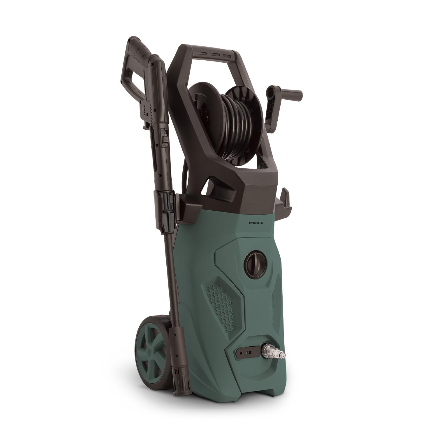 CREATE/Jet Washer/Hidrolimpiadora de a Presión / 2200W. Potente. Portátil. Especial para Exteriores y vehículos. Caudal 450L/h. 170 Bares.Motor de pistón de 3 Ejes