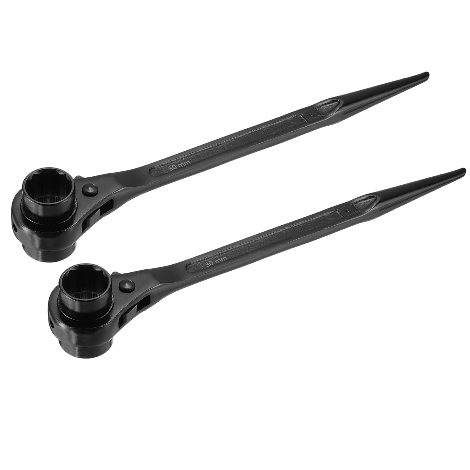 QUARKZMAN 2 Piezas 30 X 32 Mm Llave De Trinquete De 12 Puntos (Negro)