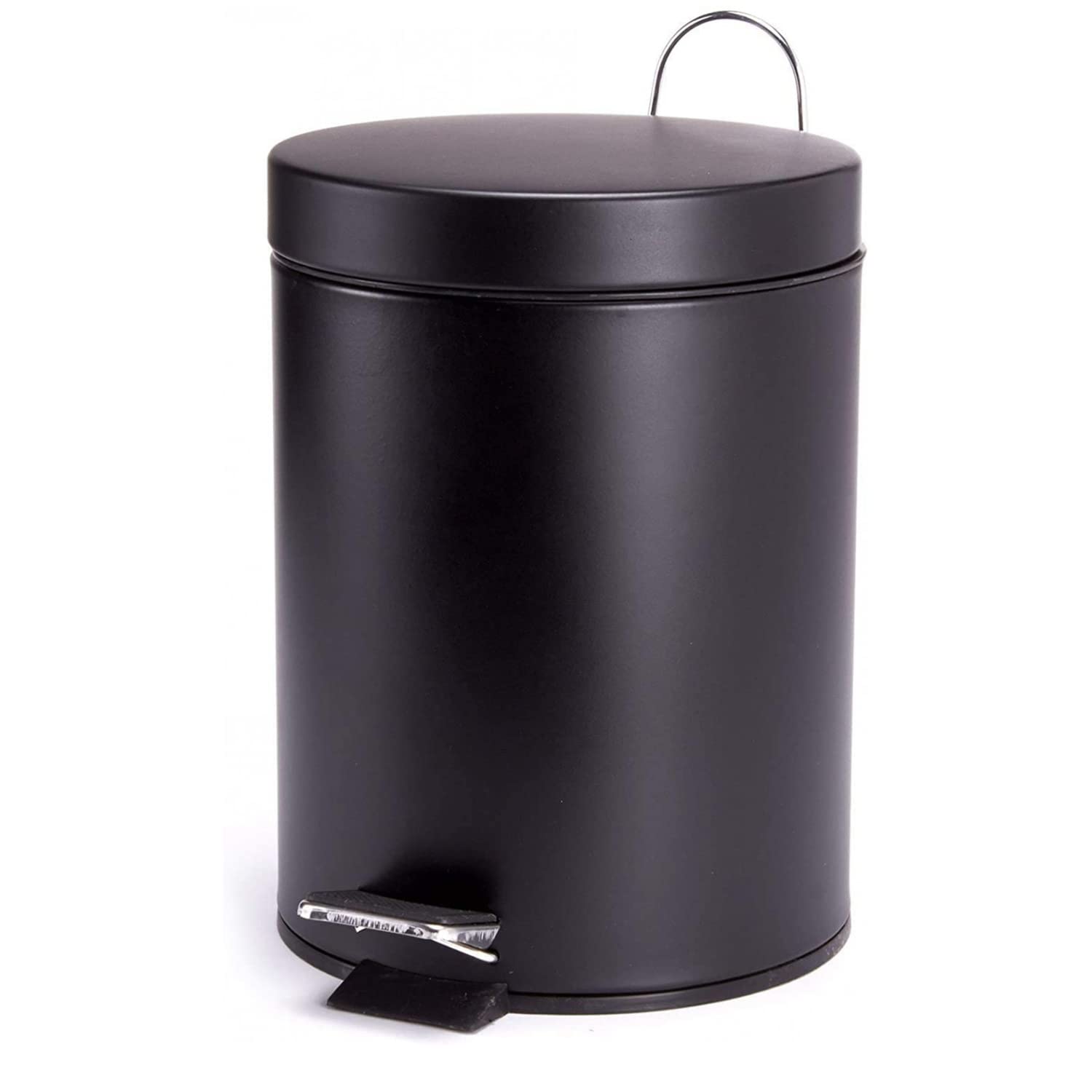TIENDA EURASIA - Papelera, Papelera de Baño con Pedal, Papelera Oficina con Cubo Extraible, Papelera Escritorio Fabricada en Acero Inoxidable, Cubo de Basura, Contenedor con Pedal (20 litros)