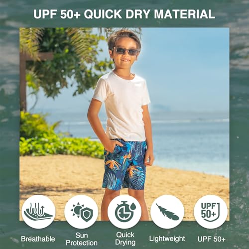 Image of Kanu Surf Boys' Avalon Quick Dry UPF 50+ Beach Swim Trunk