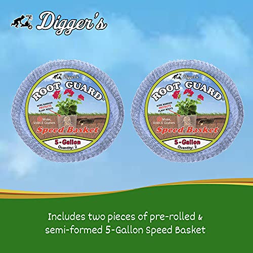 RootGuardTM Digger’s Speed Baskets para Plantas x2 miniatura 5