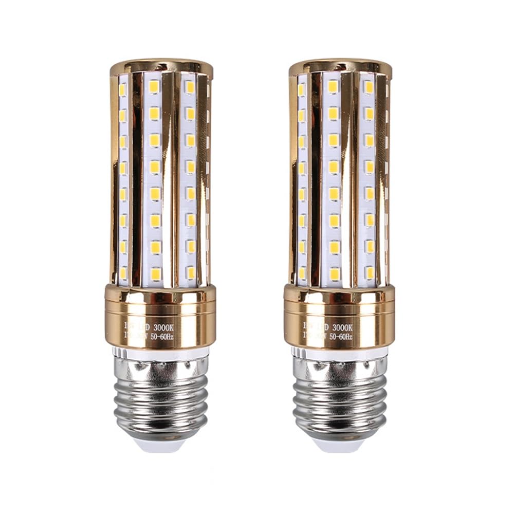 IOEDHW 2/10 Pack 18W LED Corn Bulb, E14/E27 Base, 1800Lumen, 3000K Warm White, Replacement 150W, LED Energy Saving Corn Bulb ​for Indoor Outdoor Garage Factory Warehouse Backyard Garden, Not Dimmable