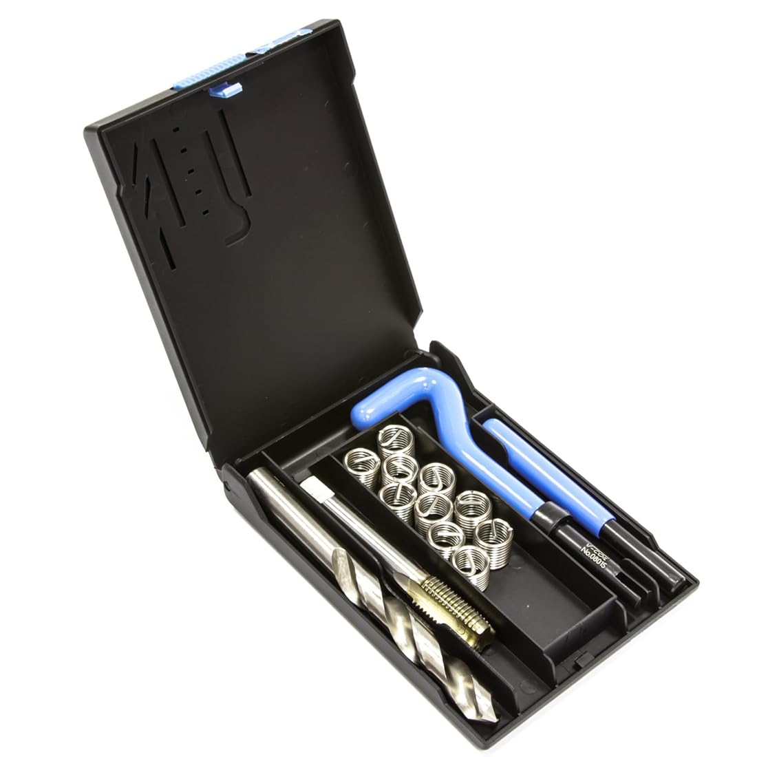Kit di riparazione di thread M10 x 1,5 mm Helicoil Restoring Thread Tools Repair Wire Insert Kit for Helicoil Type Internal Screw Holes Repair