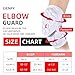 Cienfy Batter's Forearm Elbow Guards for Baseball and Softball, Elbow Pads for Youth and Adult (White Adult-M)