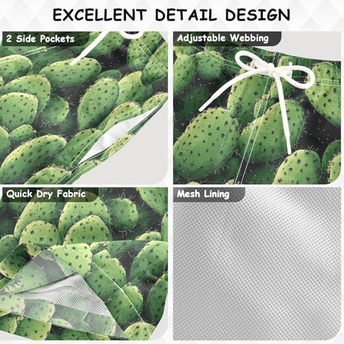 Pigsaly Boys Swim Trunks Cactus Succulents Mexican Plant Boys Board Shorts Swimsuit Swimwear Summer Bathing Suit 3T3