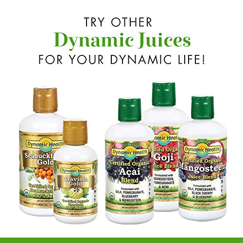 Dynamic Health Nopal Gold | Organic Nopal 100% Juice | Vegetarian, No Gluten or BPA, Dietary Supplement | 32oz, 32 Serv - Thumbnail 6