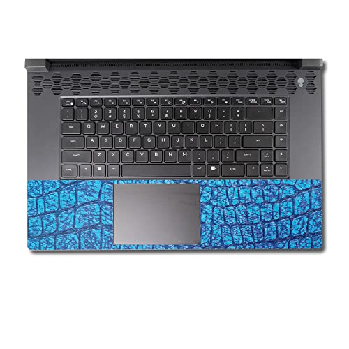 Image of MightySkins Carbon Fiber Skin Compatible With Alienware M17 R5 (2022) Full Wrap Kit - Vibrant Gator | Protective, Durable Textured Carbon Fiber Finish | Easy To Apply & Change Styles | Made in the USA