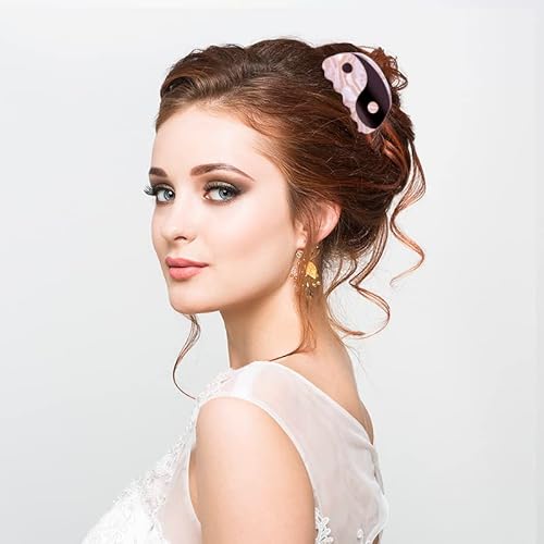 Zzxllro 2Pcs Yin Yang Hair Clips, Black White Punk Claw Clip Holder, Non Slip Retro Hair Jewelry Accessories For Girl Women #TOP3