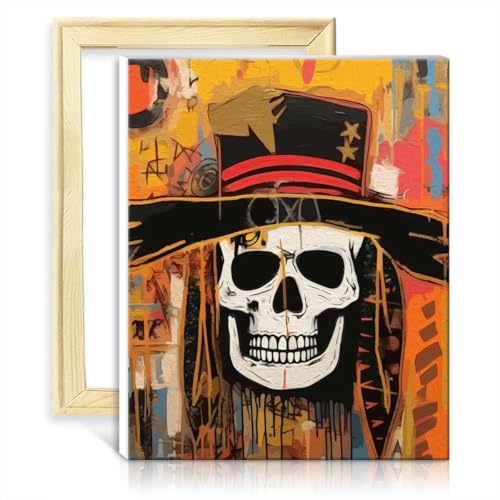 Contenuto della confezione: il set da pittura digitale include 1 tela strutturata prestampata (con cornice), 1 set di colori acrilici e 3 pennelli professionali. Dimensioni della parete espansa: 40 x 50 cm