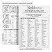 Talented Kitchen 14 Pcs Large 6 oz Glass Spice Jars with Labels and Shakers Lids, Empty Seasoning Containers with Funnel, Magnetic Conversion Chart, 269 Preprinted Stickers in 2 Styles