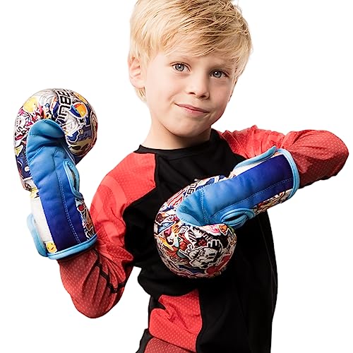 Sanabul Sticker Bomb Kids Boxing Kickboxing Training Gloves (8 Oz, Roar Rage) #TOP1