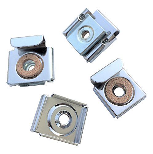 Frameless Unframed Bathroom Mirror Glass Wall Hanging Fixing Kit Hardware - Metal Chrome Effect Spring Loaded Clips with Screws and Rawl Plugs by Reflex