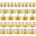 SIQUK 40 Pieces Paper Crowns Golden Party Crown Paper King Hats for Party and Birthday Celebration