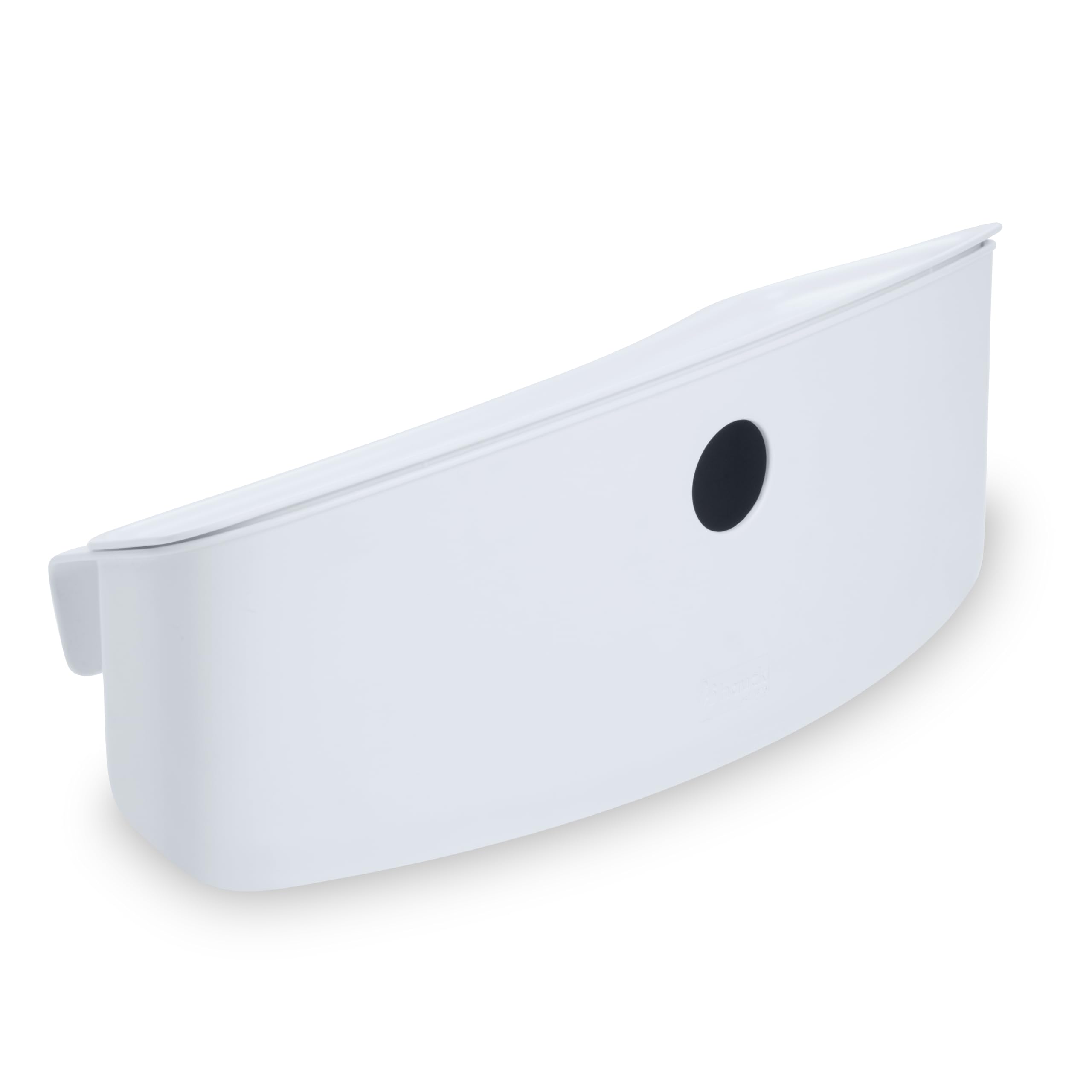 hauck Storage Box Small, White - for Alpha+ Wooden Highchair, Click-On Organising Box up to 3 kg, Easy to Clean, Practical Storage Space, No Tools Installation