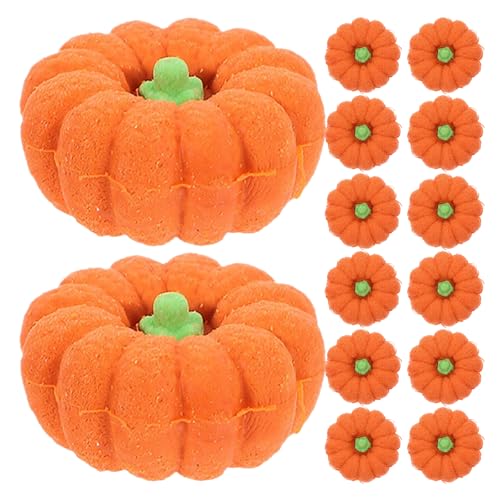 Gommes citrouille Mikinona : kit de 80 pièces durables pour activités créatives d'automne