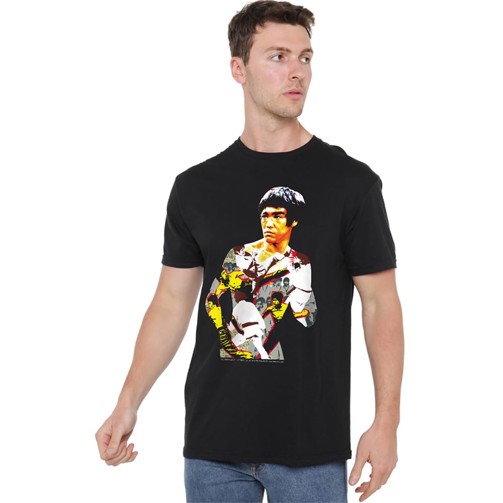 Bruce Lee Body of Action Unisex T Shirt, Black, Medium