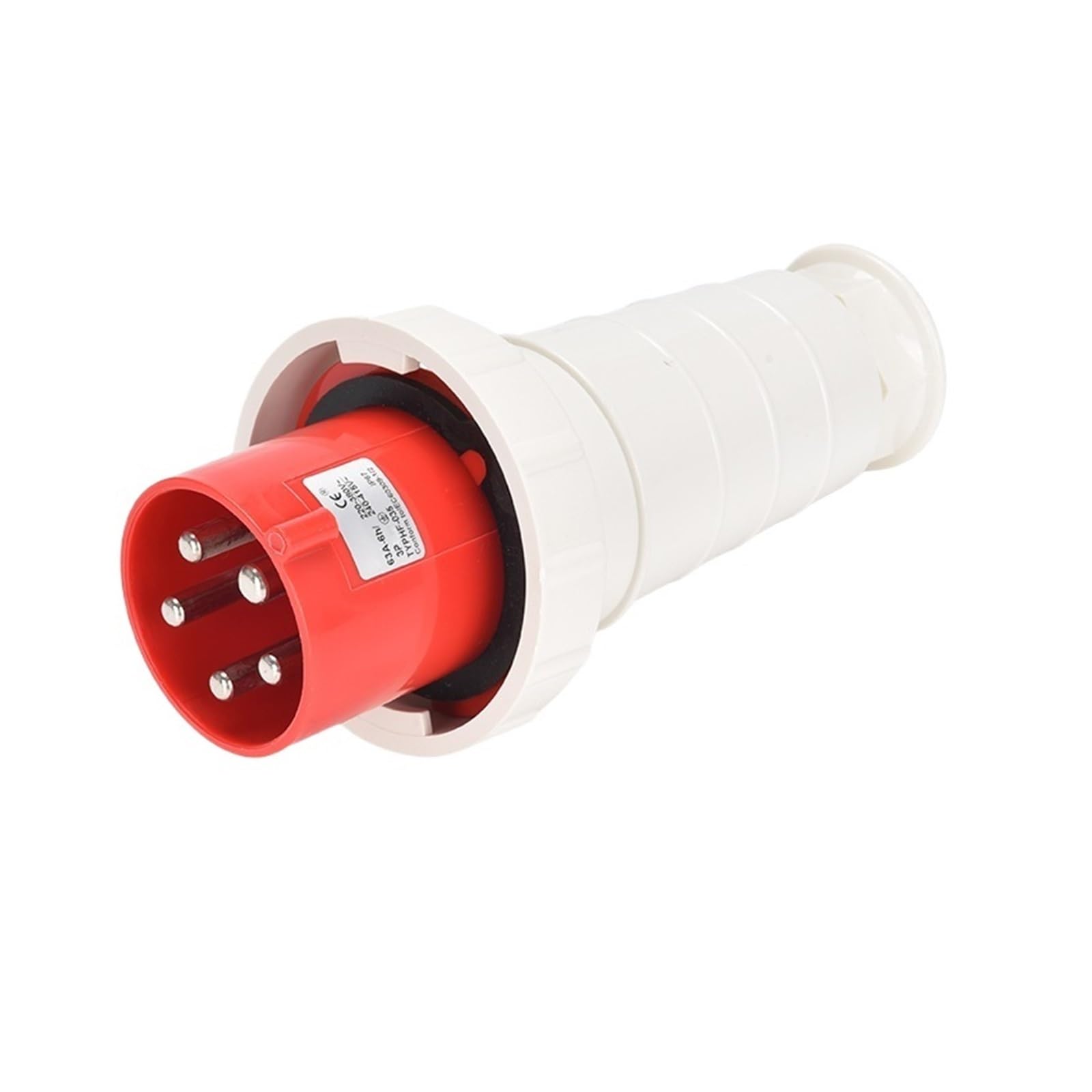 MUYTQAERG IP67 Industrial Waterproof Plug Connector 63A/125A 3P 4P 5P Surface Panel Mount Socket Electrical(Plug5P 63A)