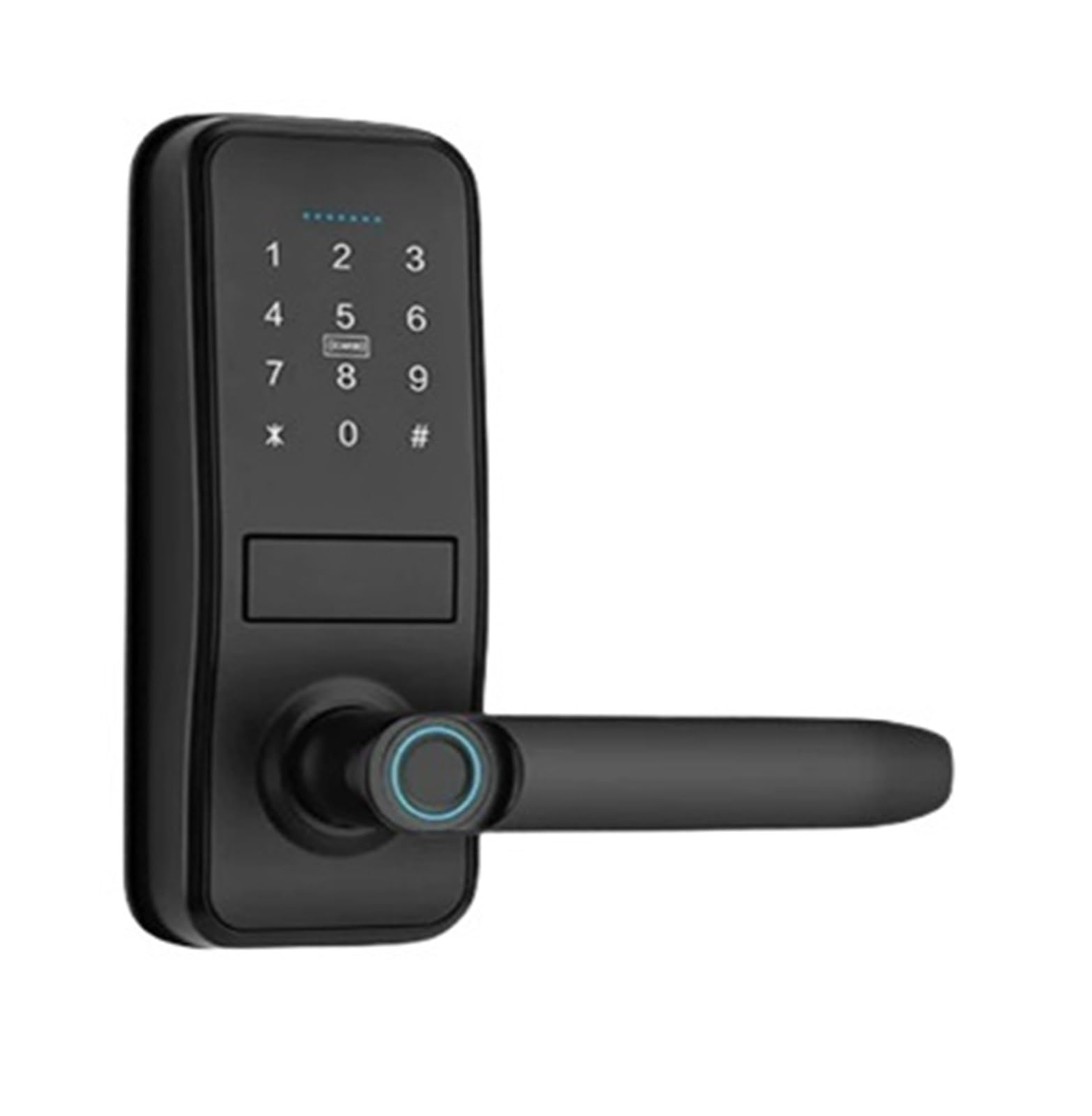 Fingerprint Keypad Smart Door Lock with Handle Keyless Entry Electronic Door Lock Easy Installation for Office smart Door Lock