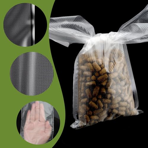 TXXATX Futterkorb Angeln 60x120 mm PVA Beutel Angeln 50 Stück PVA Beutelen Karpfenangeln Schnell Auflösende Köder Beutel Wasserlösliche Baits Bag für Karpfenangeln Anfüttern Aufbewahrung von Boilies