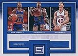 2017-18 Panini Status Factions #23 Bill Laimbeer/Isiah Thomas/Joe Dumars Detroit Pistons Basketball Card