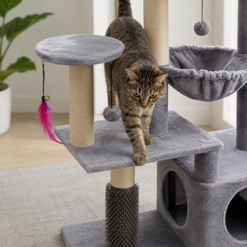 Árbol para gato multi-niveles para interior miniatura 5