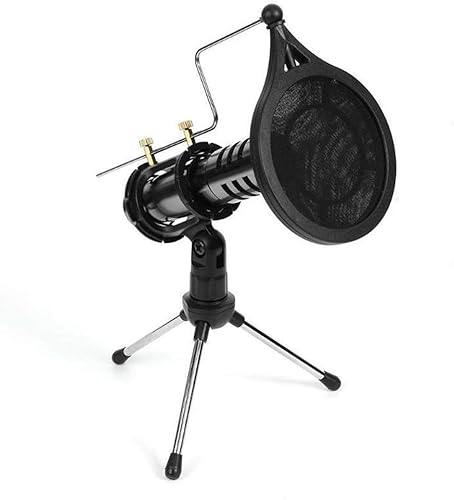 Tragbares kapazitives Nierenmikrofon Home Studio MIC mit Stativhalterung Lokalisiertes Netzwerk fA r Schallplatte