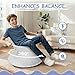 360° Rotating Gyro Spun Chair, Spinning Chair for Kids, Spinning Swivel Design for Backyard Fun and Outdoor Play Playground or Mall (White)