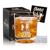 Ithmahco Father In Law Gifts, Father In Law Whiskey Gifts For Men, Fathers-In-Law Christmas Whiskey Gift, Funny Christmas Bourbon Gift for Men Fathers-In-Law from Daughter-in-law